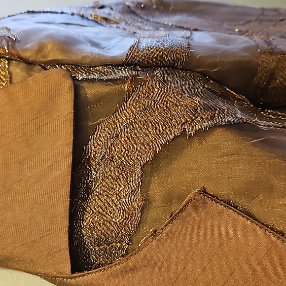 Women's 2pc Bronze Dress & Blazer Lined Matching Suit Set #W-724 - Picture 5 of 16